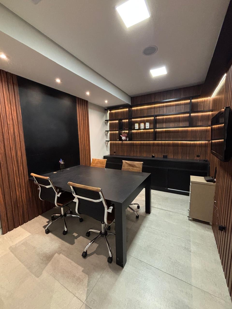 Sala de atendimento da AMMO Clínica Estética